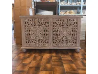 Mobile soggiorno modello Credenza etnica oriente 4 ante di Outlet etnico a PREZZI OUTLET