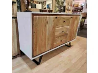 Madia di Outlet etnico in legno Credenza legno marmo 1 in Offerta Outlet