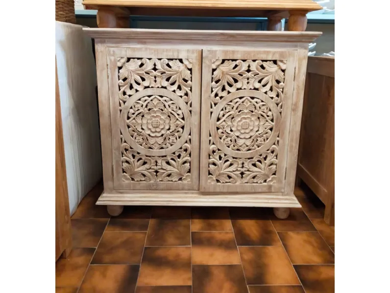 Madia modello Credenza oriente teak 100 di Outlet etnico in Offerta Outlet