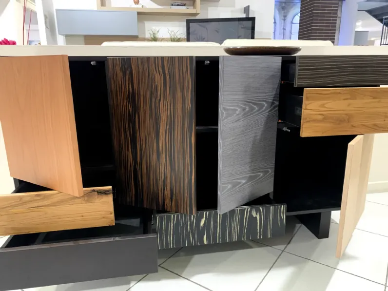 Madia in stile moderno Arkom di Artigianale a prezzo Outlet