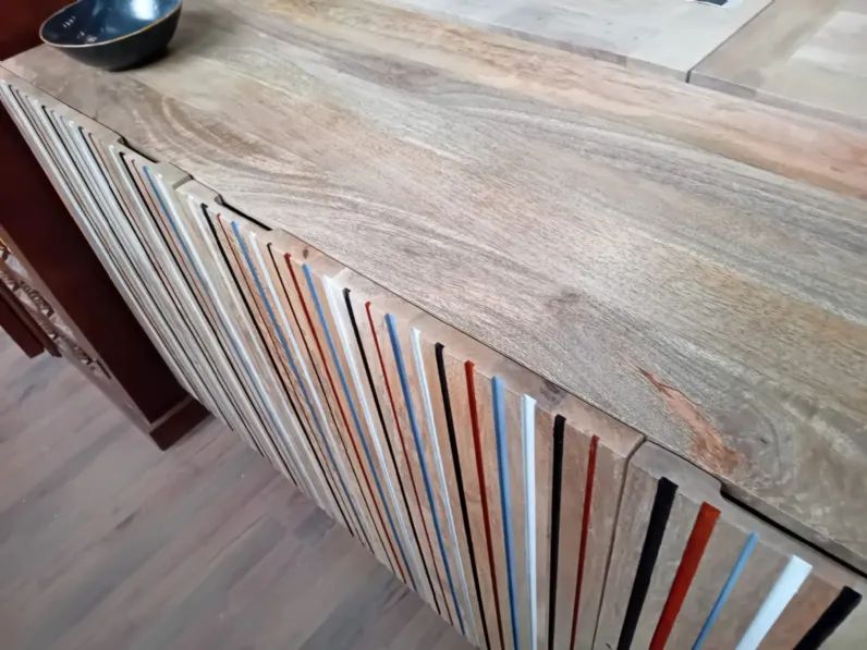 Madia modello Credenza line nordic 3 ante  di Nuovi mondi collection a prezzo scontato