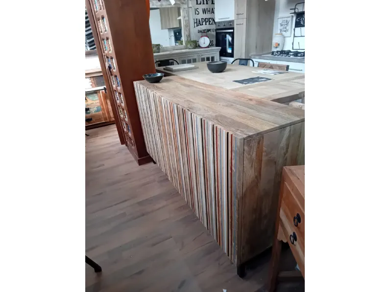 Madia modello Credenza line nordic 3 ante  di Nuovi mondi collection a prezzo scontato