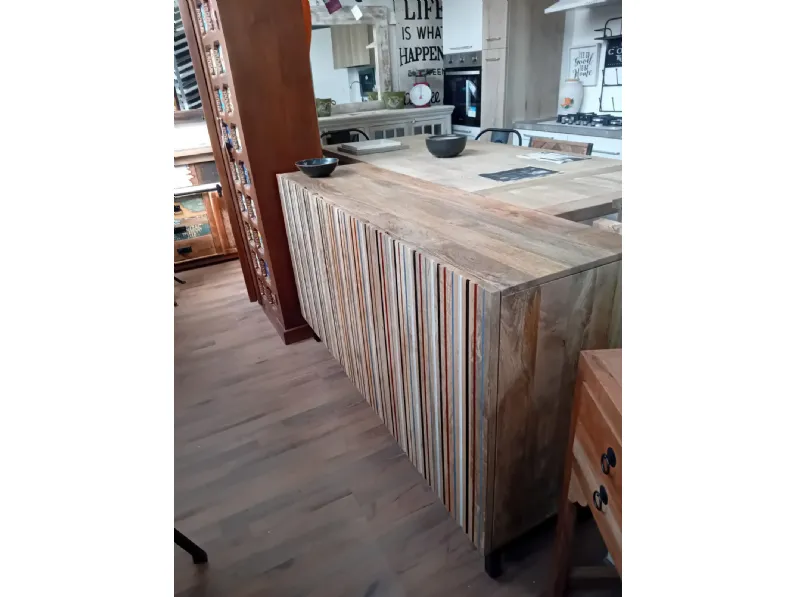 Madia modello Credenza line nordic 3 ante  di Nuovi mondi collection a prezzo scontato