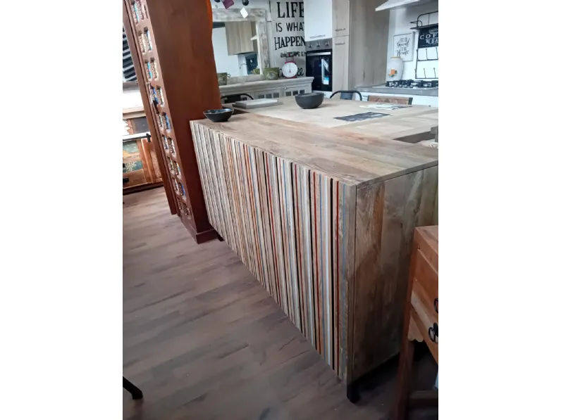 Madia modello Credenza line nordic 3 ante  di Nuovi mondi collection a prezzo scontato