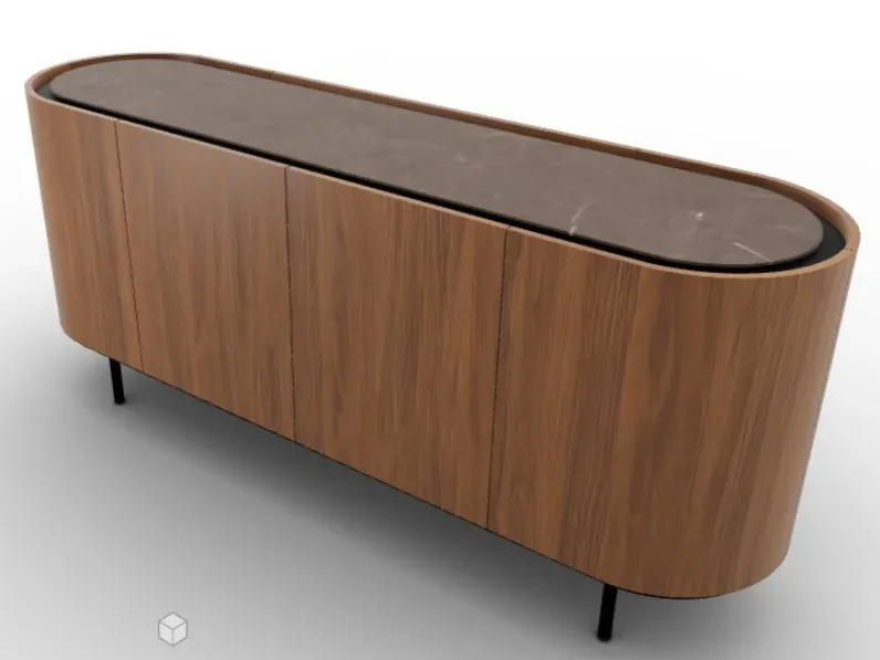 Madia in stile moderno Lake di Calligaris in offerta 