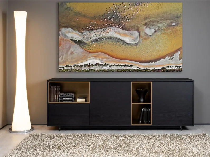 Madia di Diotti.com in legno Ohio outlet a prezzo scontato