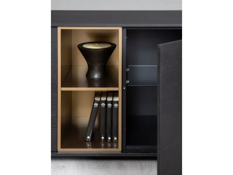 Madia di Diotti.com in legno Ohio outlet a prezzo scontato