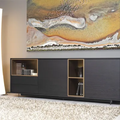 Madia di Diotti.com in legno Ohio outlet a prezzo scontato