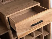 Madia Mobile bar 1c mangal in stile moderno di Bizzotto in Offerta Outlet
