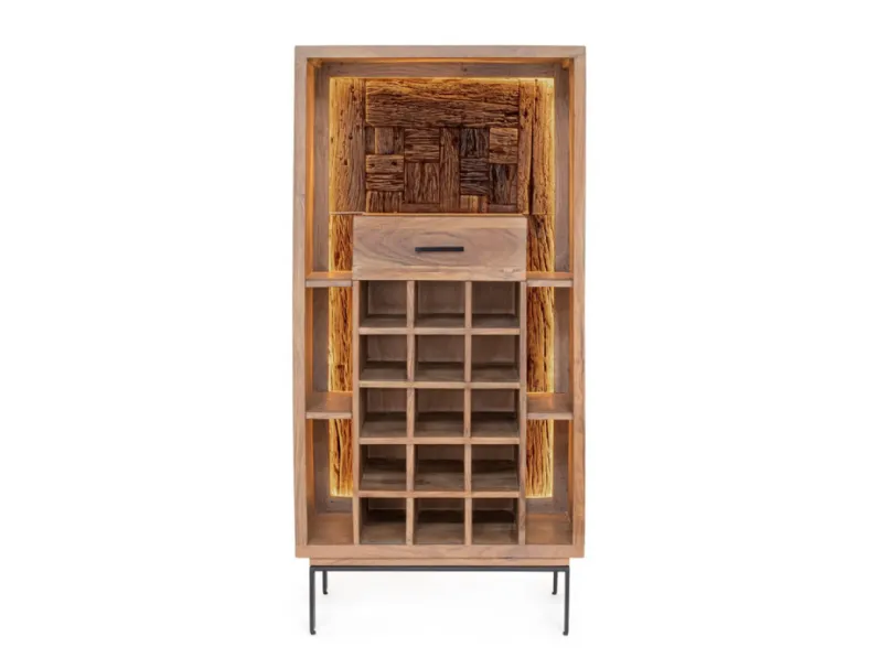 Madia Mobile bar 1c mangal in stile moderno di Bizzotto in Offerta Outlet