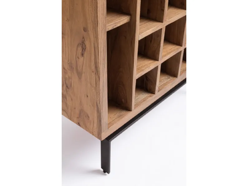 Madia Mobile bar 1c mangal in stile moderno di Bizzotto in Offerta Outlet