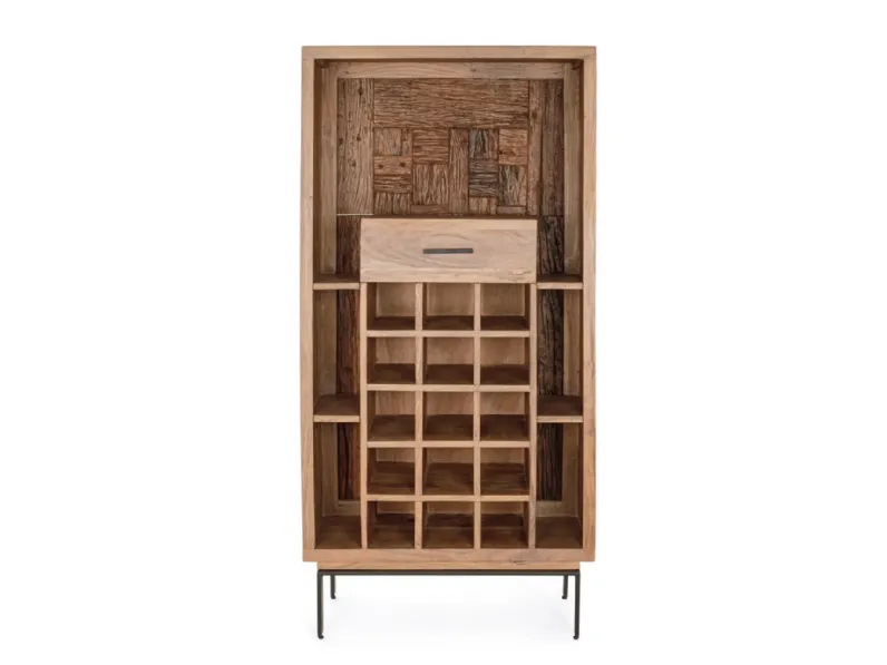 Madia Mobile bar 1c mangal in stile moderno di Bizzotto in Offerta Outlet