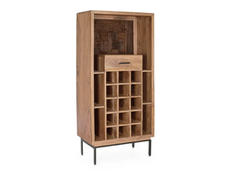 Madia Mobile bar 1c mangal in stile moderno di Bizzotto in Offerta Outlet