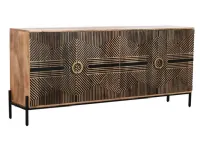 Madia Credenza 4a stan di Outlet etnico in stile design scontata -35%