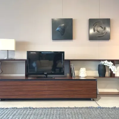 Madia di B&b italia in legno Flat a prezzo Outlet