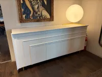 Madia modello Madia gessolina l180 laccata bianco di Minotti italia a prezzo Outlet