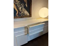 Madia modello Madia gessolina l180 laccata bianco di Minotti italia a prezzo Outlet