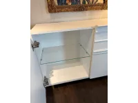 Madia modello Madia gessolina l180 laccata bianco di Minotti italia a prezzo Outlet