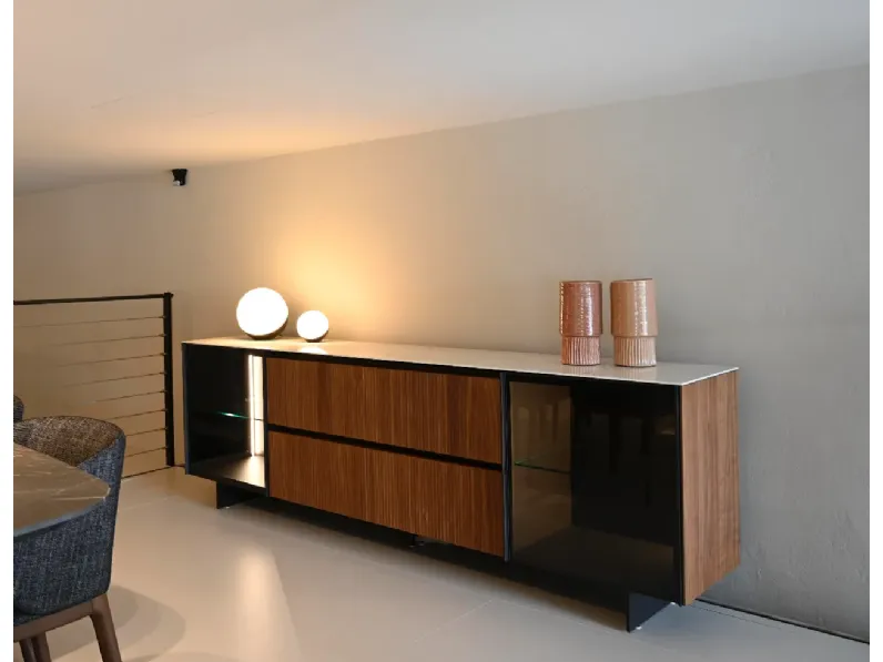 Madia in stile moderno Stripe di Novamobili in Offerta Outlet