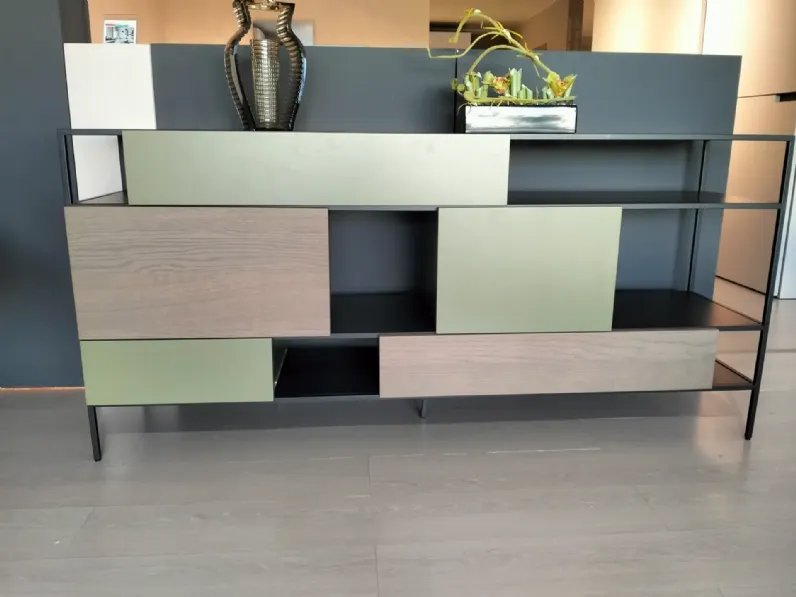 Madia Teca in stile moderno di Kico in Offerta Outlet
