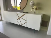 Mobile soggiorno modello Bassorilievo 35 bronzo graffiato di Voltan a PREZZI OUTLET
