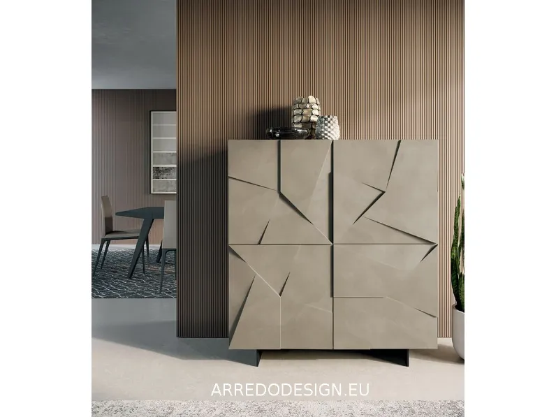 Madia in stile design Concrete di Dall'agnese a prezzo scontato