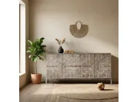 Madia Credenza mango 180 decapata in stile design di Outlet etnico in Offerta Outlet