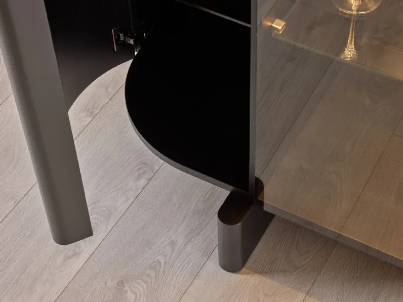 Madia di Diotti.com in legno Dafne outlet in Offerta Outlet