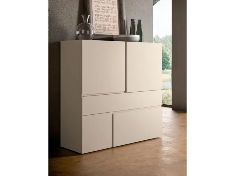 Madia Quadra in stile design di Pianca in Offerta Outlet