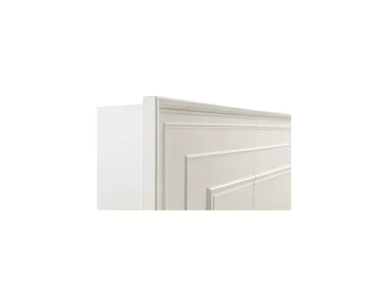 Madia in stile design Gessolina con piedini di Minotti italia in Offerta Outlet 