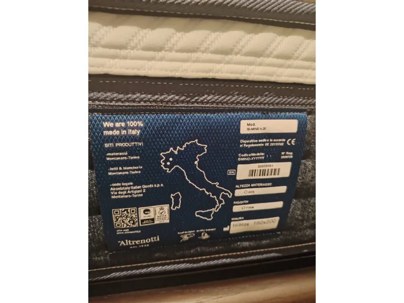 Materasso Altrenotti Bi confort SCONTATO