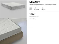 Materasso Dorelan Levant in offerta 