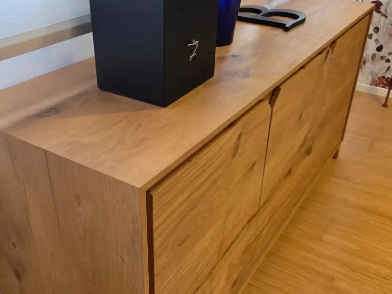 Mobile ingresso Senza maniglia modello moderno Credenza 3 ante kali rovere naturale  di Domus artis in offerta
