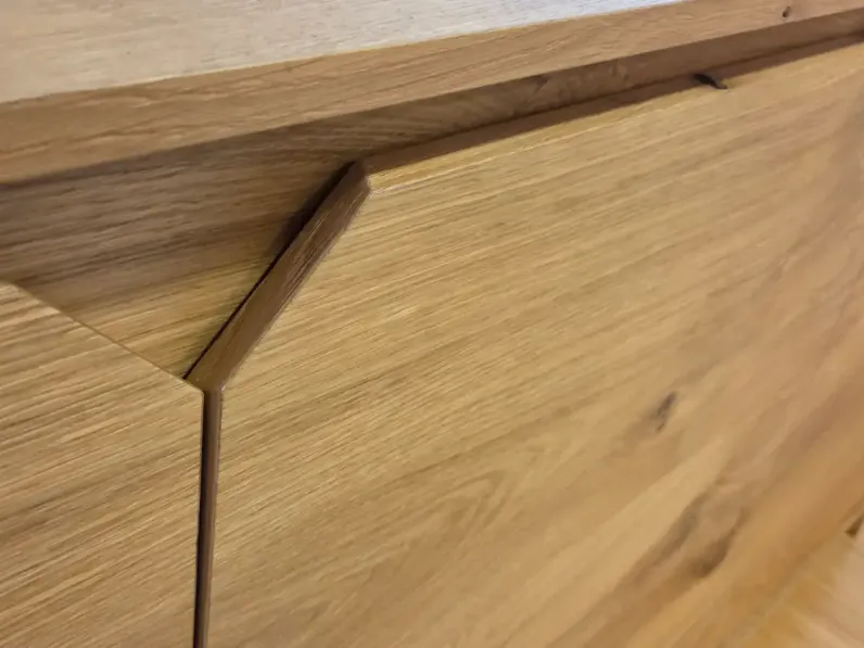 Mobile ingresso Senza maniglia modello moderno Credenza 3 ante kali rovere naturale  di Domus artis in offerta