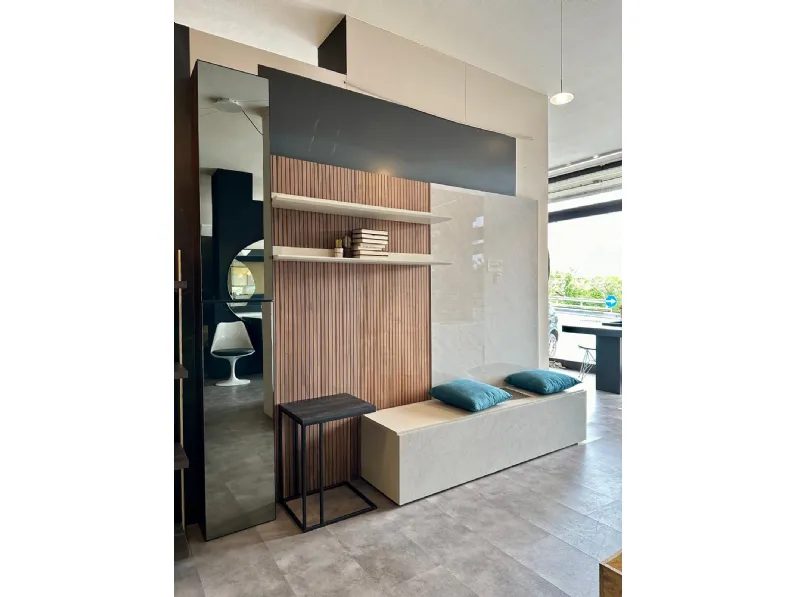 Ingresso moderno modello Horizon wall di Mobilgam a PREZZI OUTLET