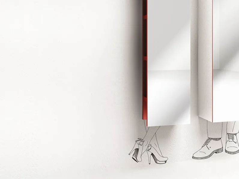 Mobile ingresso design Sospeso Ambrogio di Minotti scontato 