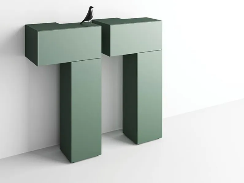 Mobile ingresso moderno A terra Formosa inchinata  di Minotti italia scontato  approfittane ora!
