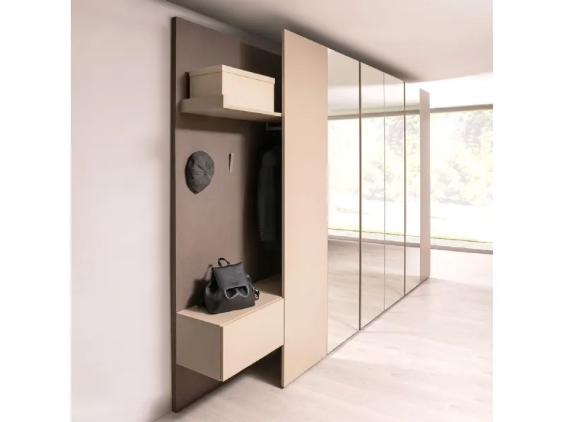 Mobile per un ingresso moderno modello Wide 01 outlet di Diotti.com a prezzo Outlet