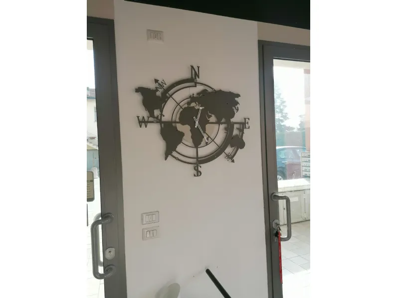 Orologio planisfero grande Artigianale in stile moderno a prezzo scontato