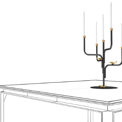 Oggettistica modello Bird watch candle  di Minotti italia a prezzo ribassato 