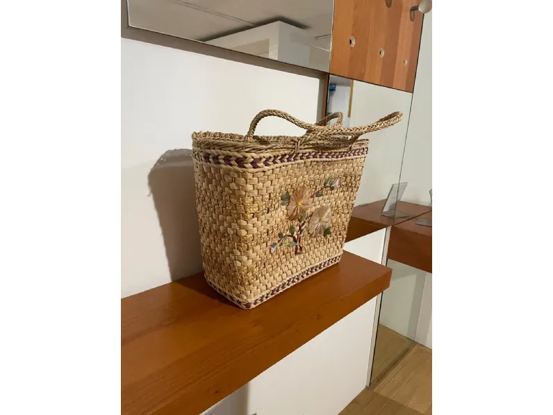 Oggettistica Borsa in vimini di Artigianale scontata - 50%