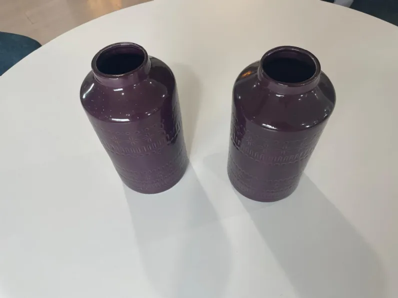 Oggettistica Coppia vasi in ceramica Abitare interior con uno SCONTO IMPERDIBILE 