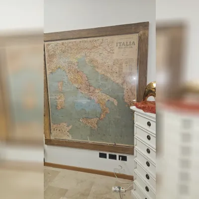 Oggettistica Quadro cartina italia di Nature design scontata - 40%