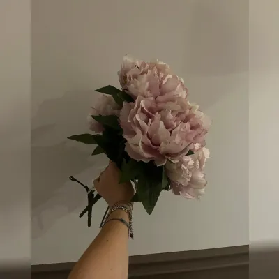 Oggettistica Peonia fiore finto di Artigianale in offerta