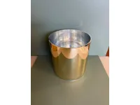 Oggettistica design Vaso cilindrico dorato di Artigianale a prezzo ribassato
