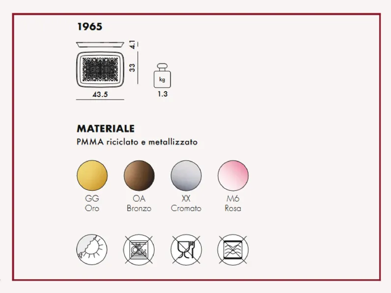 Oggettistica modello Teatime  di Kartell a prezzi convenienti