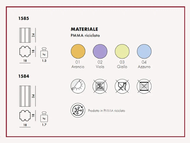 Oggettistica modello Okra  01584 di Kartell a prezzi convenienti