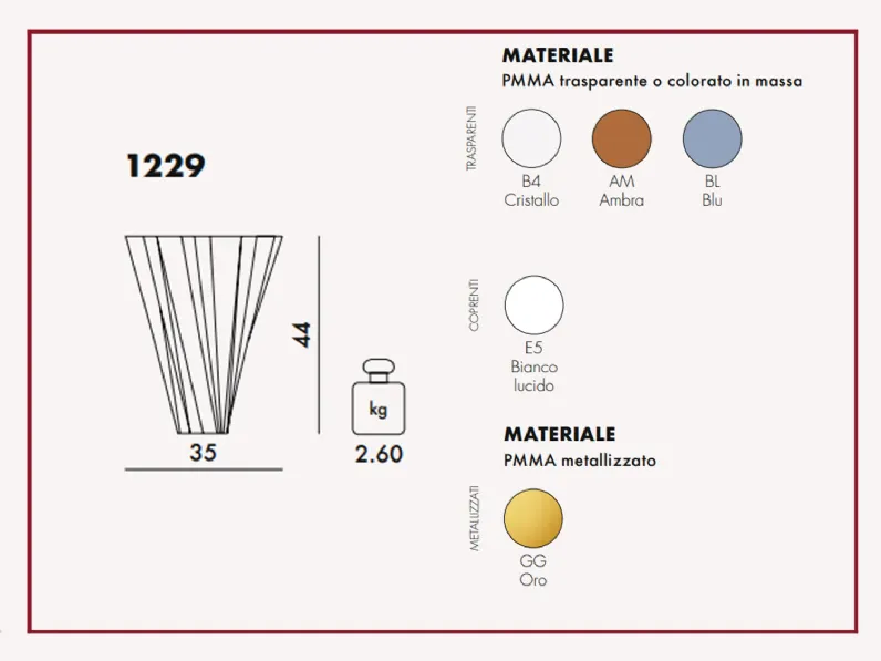 Oggettistica modello Shanghai  di Kartell con forte sconto