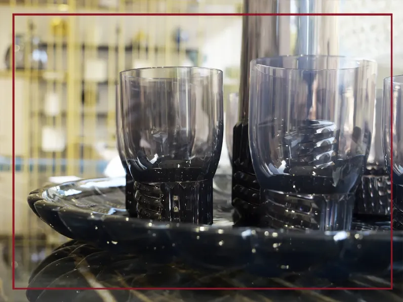 Oggettistica Trama set bicchieri acqua di Kartell scontata - 21%