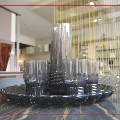 Oggettistica Trama set bicchieri acqua di Kartell scontata - 21%